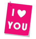 Pink I Love You PNG Clipart Picture
