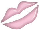 Pink Kiss Lips PNG Clipart