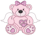Pink Valentine Teddy Bear PNG Clipart Picture