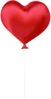 Red Heart Balloon PNG Clip Art Image