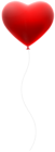 Red Heart Balloon Transparent Clip Art