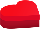Red Heart Shaped Box PNG Clipart