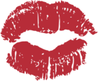 Red Kiss Transparent Clip Art Image
