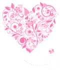 Transparent Pink Heart Decoration PNG Picture