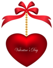 Transparent Valentines Day Deco Heart PNG Picture