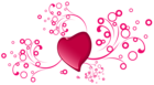 Valentine's Day Decorative Heart Transparent PNG Clip Art Image