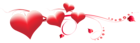 Valentine's Day Hearts Decoration Transparent PNG Clip Art Image