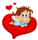 Valentine Cute Angel PNG Clipart Picture