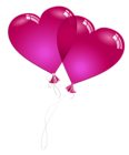 Valentine Heart Baloons PNG Clipart Picture