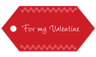 Valentine Label PNG Clipart Picture