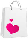 Valentine Pink Heart Bag PNG Clipart