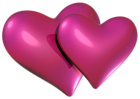Valentine Pink Hearts PNG Clipart
