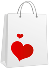 Valentine Red Heart Bag PNG Clipart