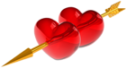 Valentine Red Hearts PNG Picture