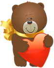 Valentine Teddy Bear PNG Clipart
