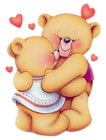Valentine Teddy Bears PNG Clipart Picture