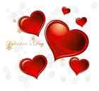Valentines Day Hearts Decoration PNG Clipart
