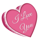 Valentines Day Pink Heart with Lace PNG Clipart Picture
