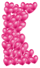 Valentines Day Pink Hearts Decor PNG Clipart