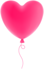 Vday Heart Balloon Pink PNG Clipart