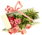 Vintage Rose Box PNG Clipart Picture