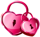 Heart Locks Transparent PNG Clip Art Image | Gallery Yopriceville