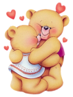 Valentine Teddy Bears PNG Clipart Picture | Gallery Yopriceville - High ...