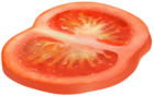 Circle Sliced Tomato PNG Clipart