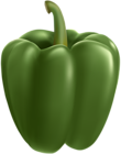 Green Bell Pepper Transparent Clip Art Image