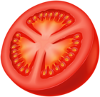 Half Tomato PNG Clip Art Image