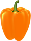Orange Pepper PNG Transparent Clipart