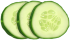 Sliced Cucumber Transparent PNG Clip Art Image