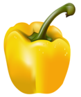 Transparent Yellow Pepper PNG Clipart Picture