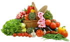 Vegetable Basket PNG Picture