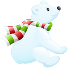 Cute Polar Bear Clip Art Image
