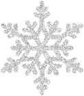 Deco Snowflake Clip Art Image