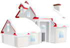 House Winter PNG Clip Art Image