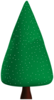 Pine Tree with Snow Clip Art Image