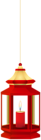 Red Hanging Lantern PNG Clipart