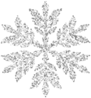 Silver Snowflake Clip Art
