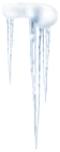 Small Icicles Transparent PNG Clip Art Image