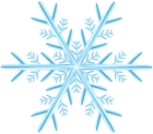 Snowflake Decor Blue PNG Clipart