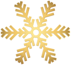 Snowflake Golden PNG Clipart