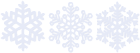 Snowflake Set PNG Clip Art Image