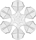 Snowflake Transparent Clip Art Image