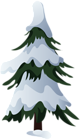 Snowy Pine Tree PNG Clip Art