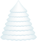 Snowy Pine Tree Transparent PNG Clip Art Image