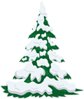 Snowy Tree Transparent PNG Image