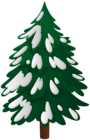 Snowy Winter Tree PNG Clipart