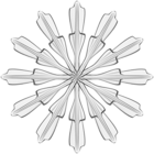 Transparent Snowflake PNG Clip Art Image